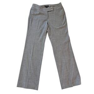 White House Black Market Pants Womens 6R Grey Legacy Modern Boot Trousers Work